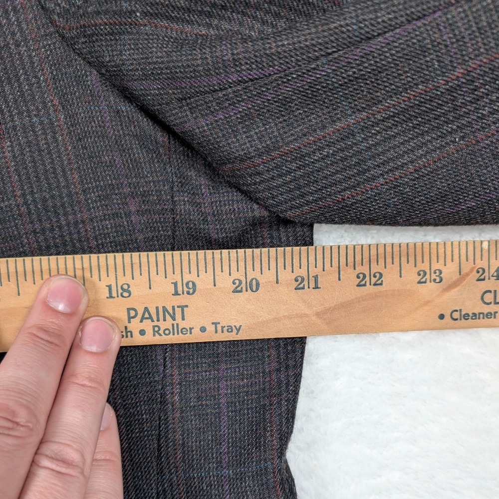 Vintage Polo University Club Ralph Lauren Blazer Mens 42R Glen Plaid Wool USA - Picture 7 of 11